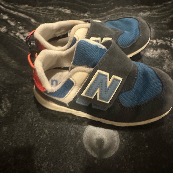 New Balance Kids' Blue and Gray Sneakers - Picture 1 of 4